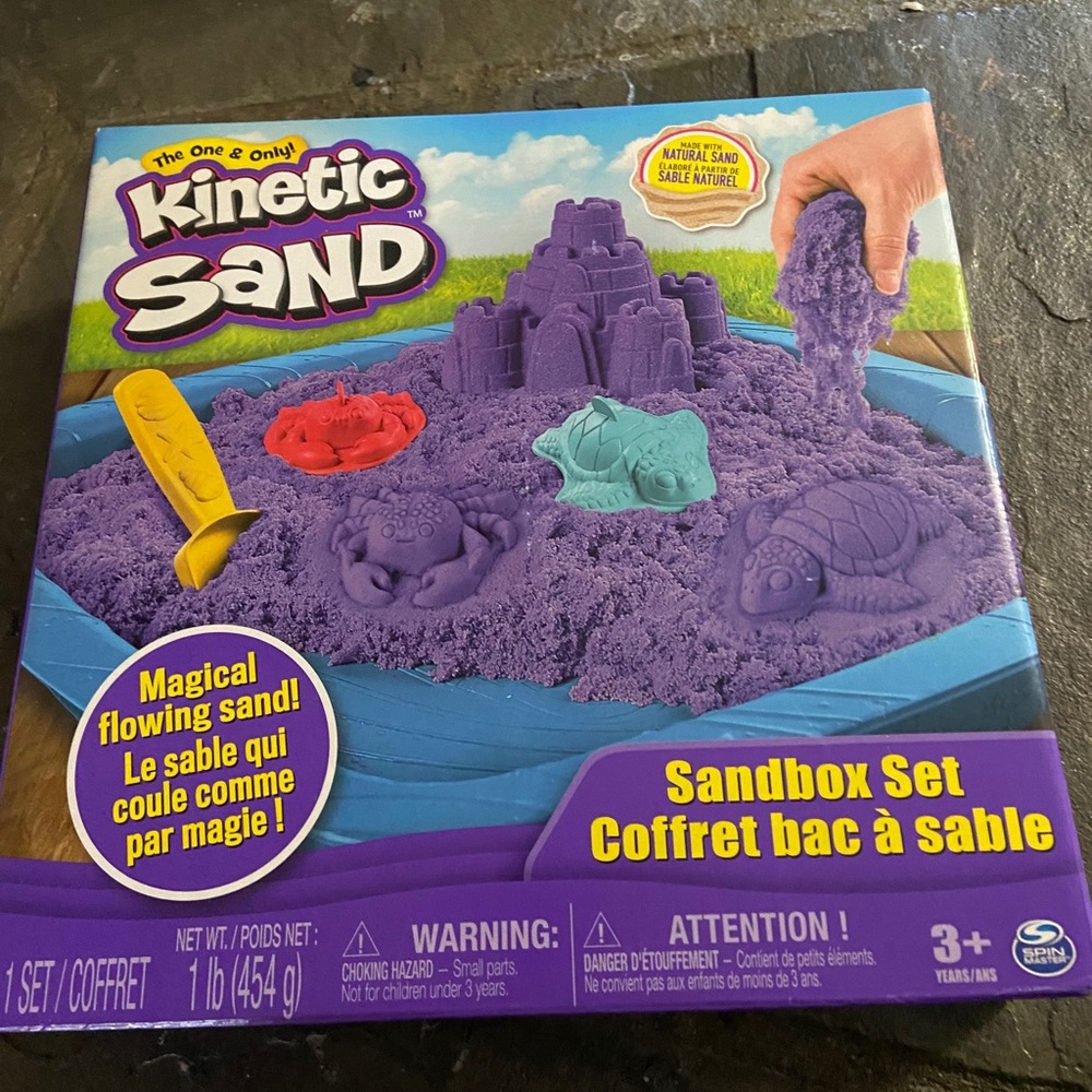 Kinetic Sand blue and purple New